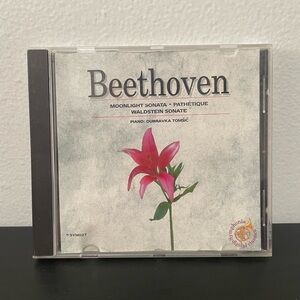 Beethoven Moonlight Sonata Pathétique Waldstein CD SYM027 Classical Piano